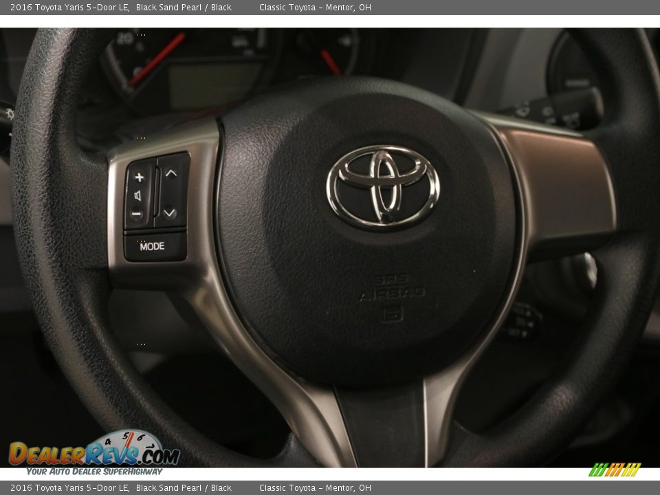 2016 Toyota Yaris 5-Door LE Black Sand Pearl / Black Photo #6