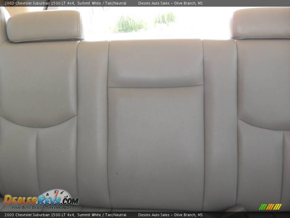 2003 Chevrolet Suburban 1500 LT 4x4 Summit White / Tan/Neutral Photo #20