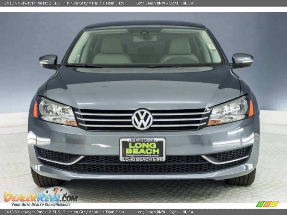 2013 Volkswagen Passat 2.5L S Platinum Gray Metallic / Titan Black Photo #2