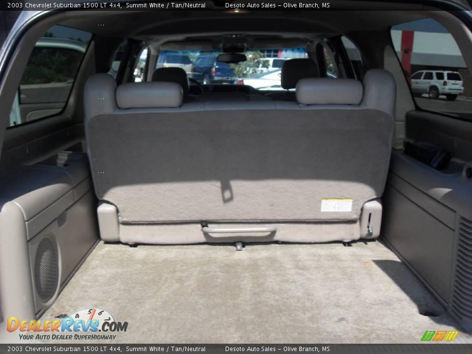 2003 Chevrolet Suburban 1500 LT 4x4 Summit White / Tan/Neutral Photo #21