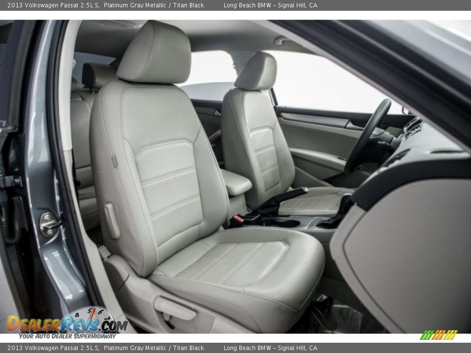 2013 Volkswagen Passat 2.5L S Platinum Gray Metallic / Titan Black Photo #6