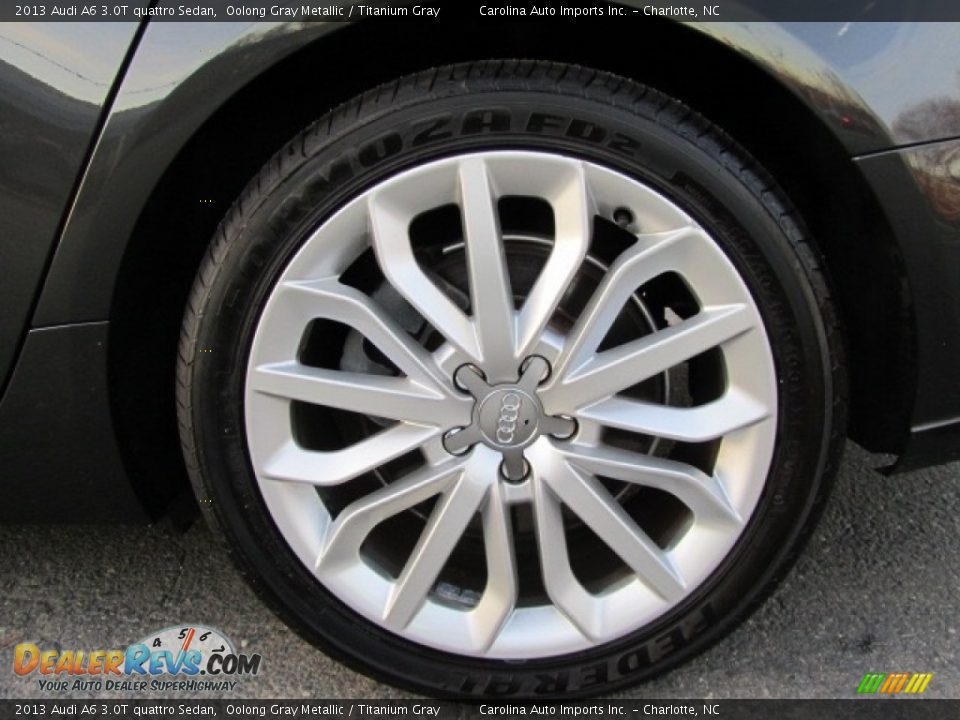 2013 Audi A6 3.0T quattro Sedan Oolong Gray Metallic / Titanium Gray Photo #26