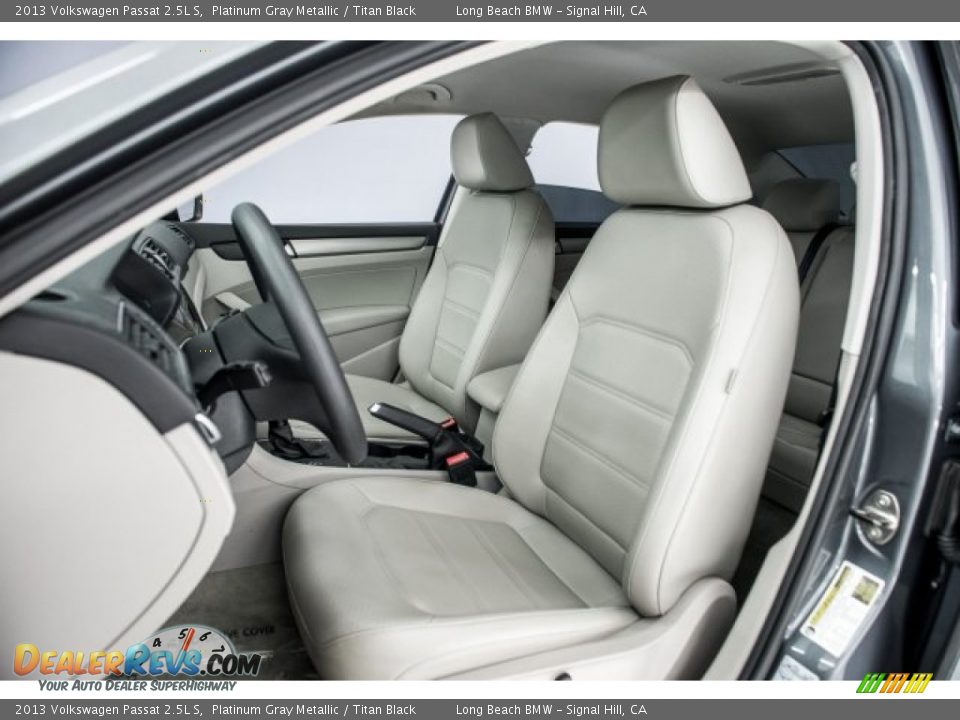 2013 Volkswagen Passat 2.5L S Platinum Gray Metallic / Titan Black Photo #26