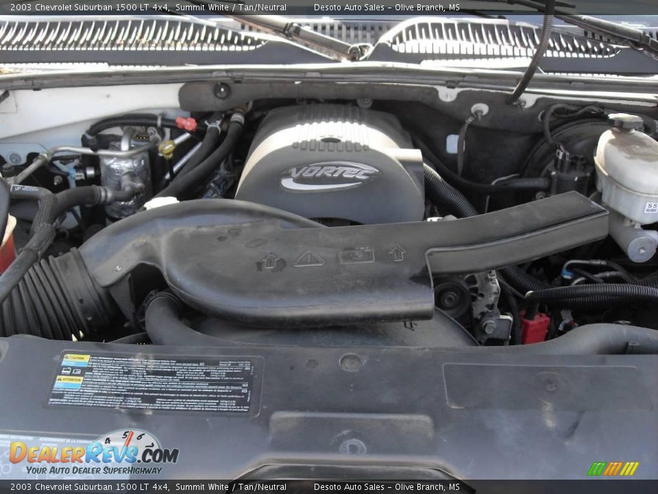 2003 Chevrolet Suburban 1500 LT 4x4 Summit White / Tan/Neutral Photo #24