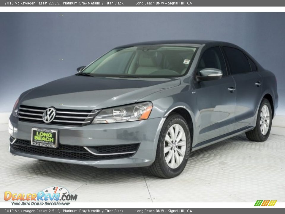2013 Volkswagen Passat 2.5L S Platinum Gray Metallic / Titan Black Photo #29
