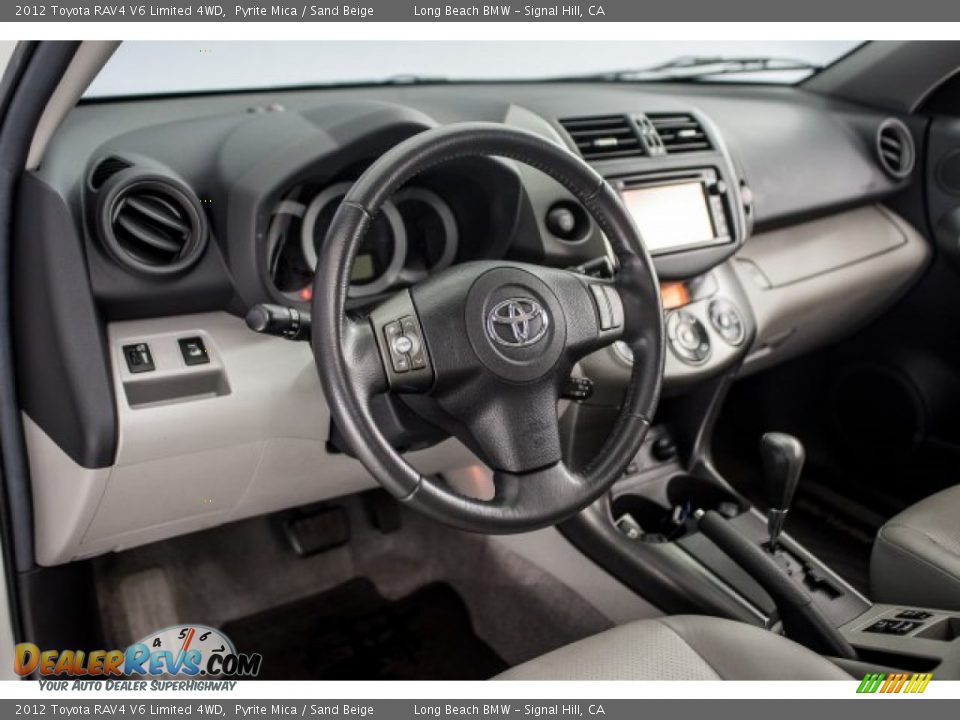 2012 Toyota RAV4 V6 Limited 4WD Pyrite Mica / Sand Beige Photo #15