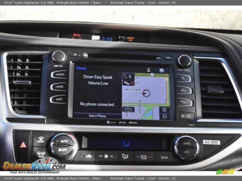 2018 Toyota Highlander XLE AWD Midnight Black Metallic / Black Photo #6
