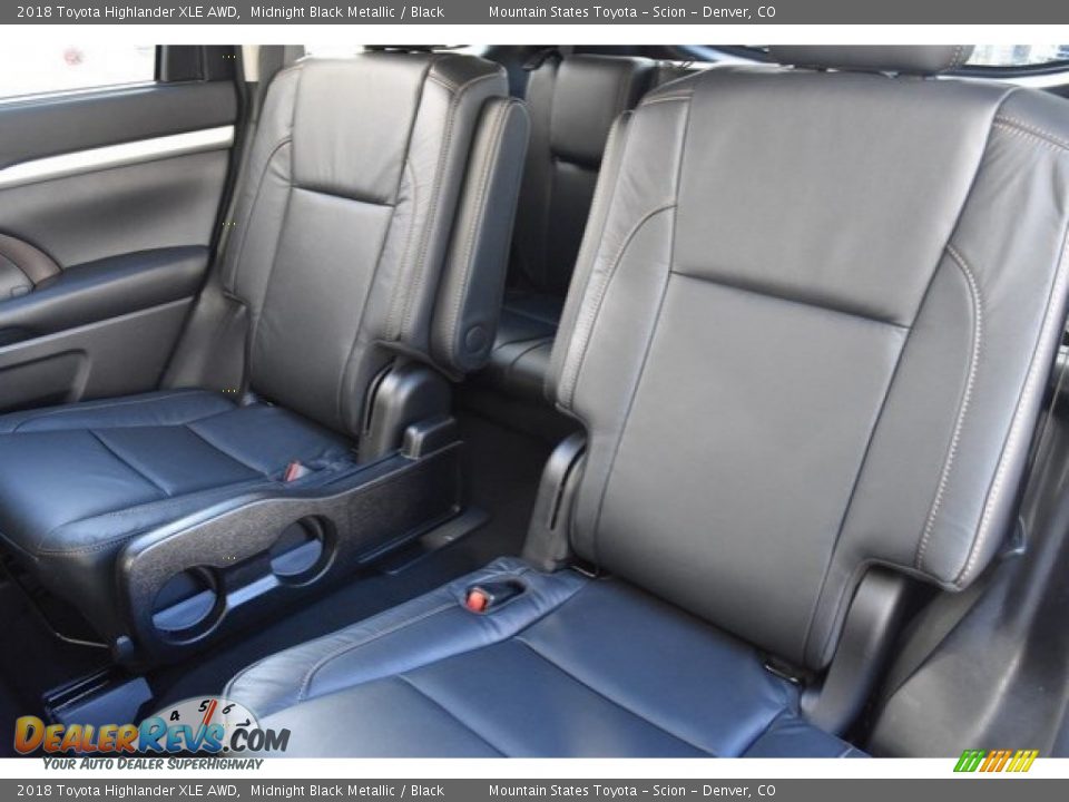 2018 Toyota Highlander XLE AWD Midnight Black Metallic / Black Photo #7