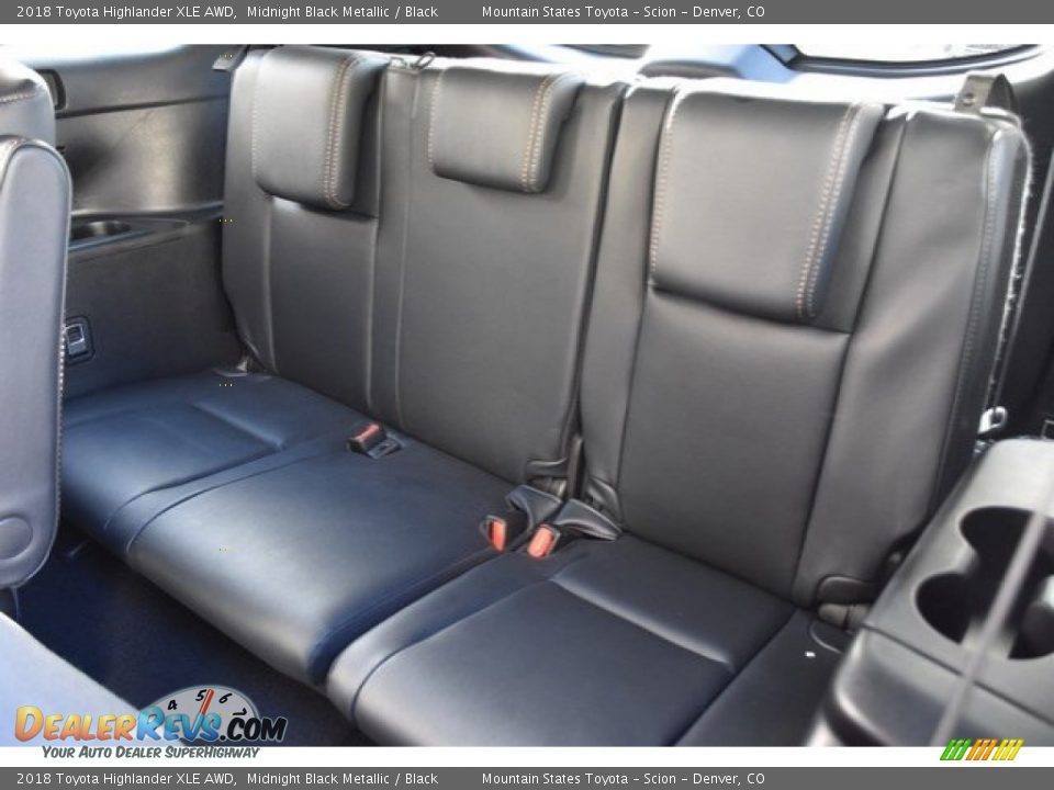 2018 Toyota Highlander XLE AWD Midnight Black Metallic / Black Photo #8