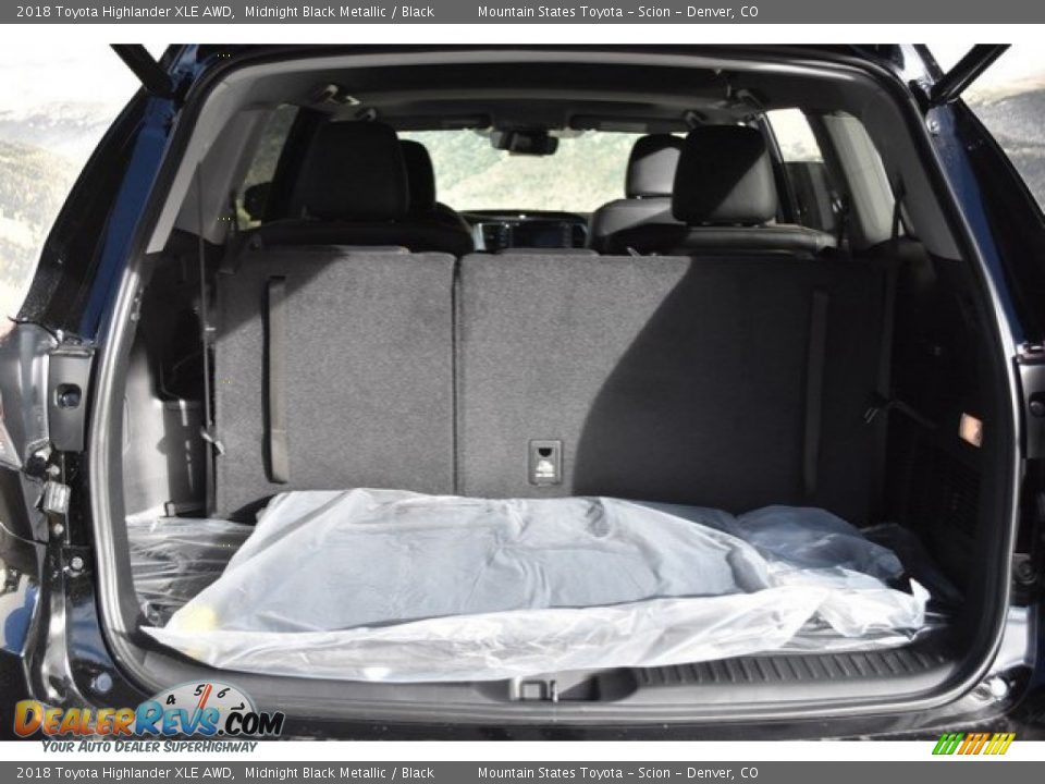 2018 Toyota Highlander XLE AWD Midnight Black Metallic / Black Photo #9