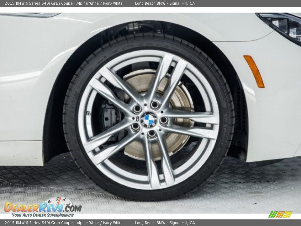2015 BMW 6 Series 640i Gran Coupe Alpine White / Ivory White Photo #8