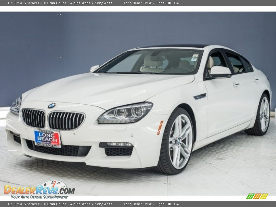 2015 BMW 6 Series 640i Gran Coupe Alpine White / Ivory White Photo #28