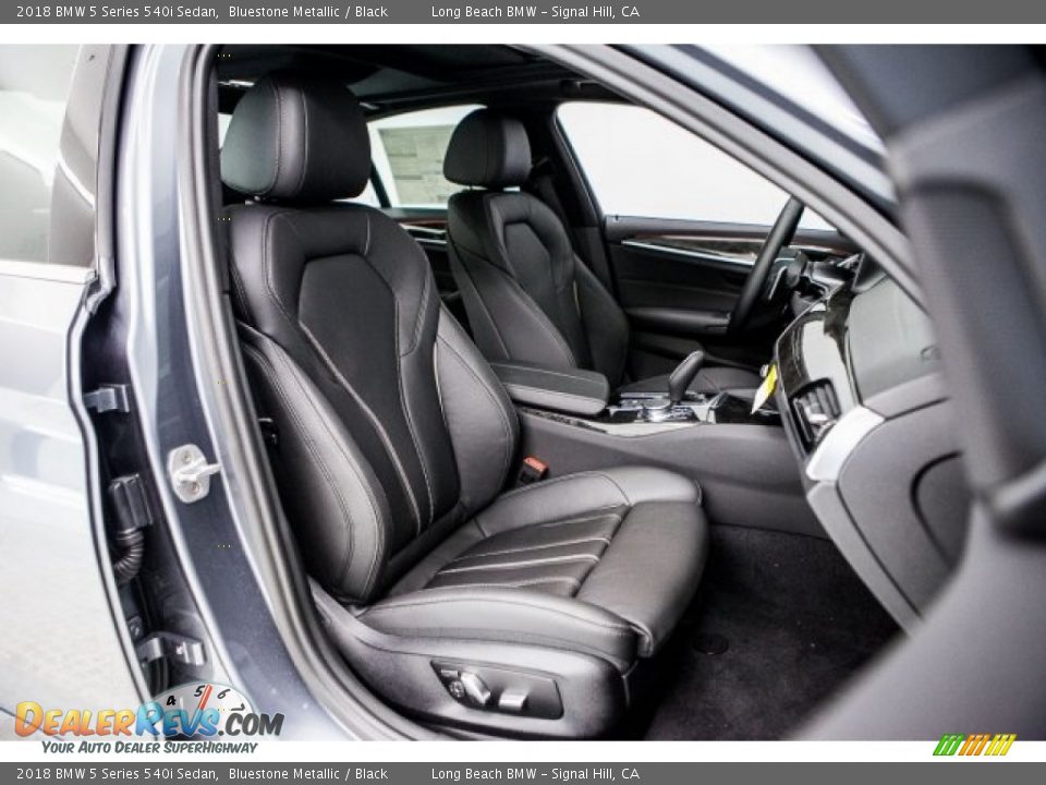 2018 BMW 5 Series 540i Sedan Bluestone Metallic / Black Photo #2