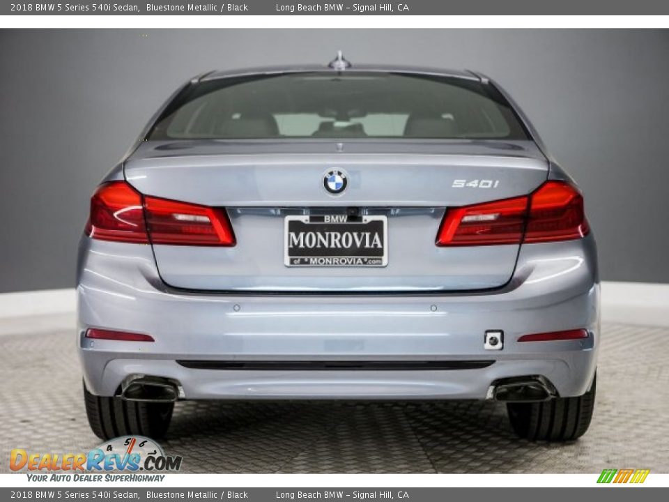 2018 BMW 5 Series 540i Sedan Bluestone Metallic / Black Photo #4