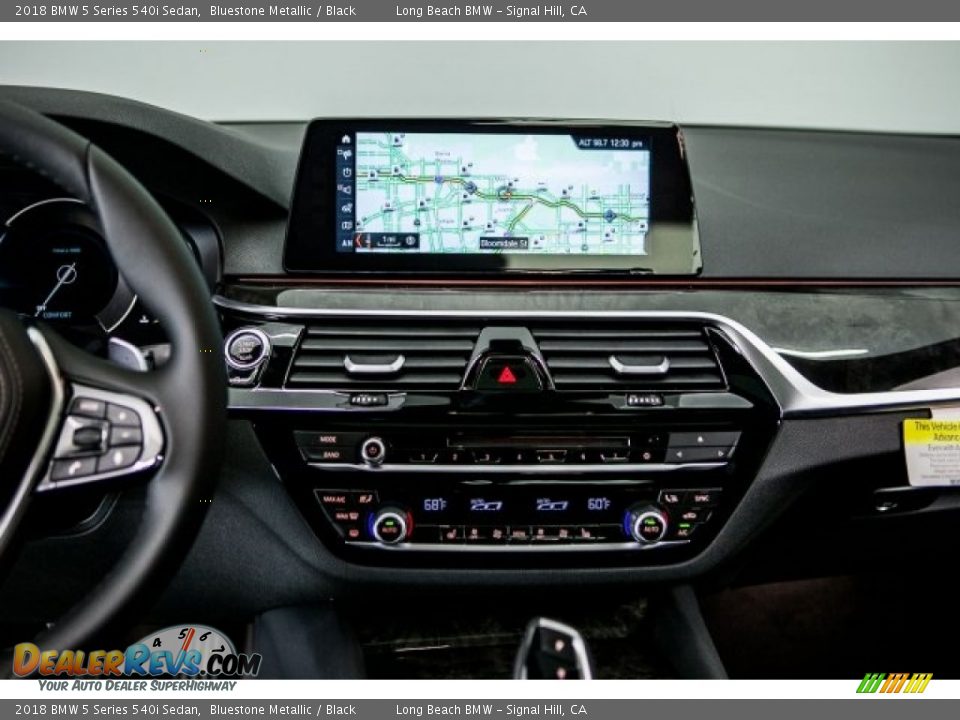 2018 BMW 5 Series 540i Sedan Bluestone Metallic / Black Photo #6