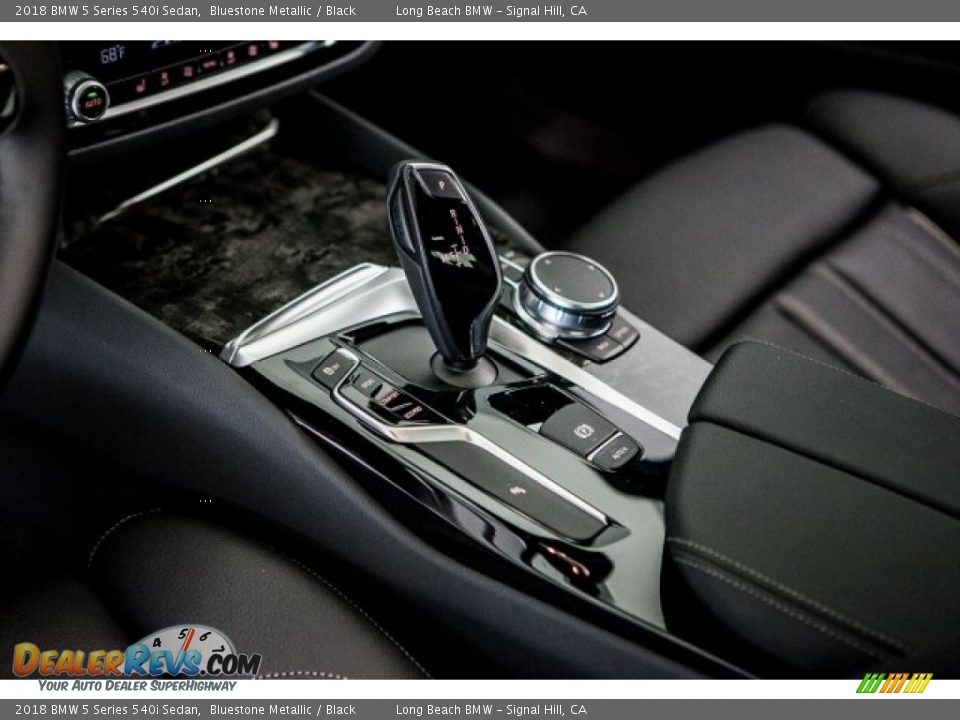 2018 BMW 5 Series 540i Sedan Bluestone Metallic / Black Photo #7