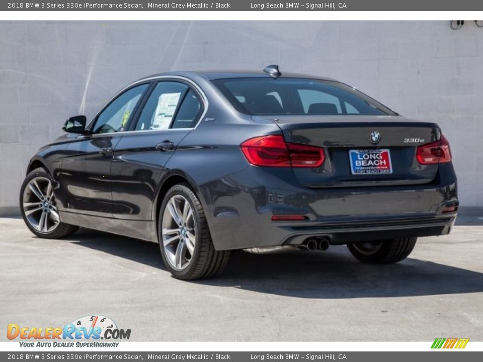 2018 BMW 3 Series 330e iPerformance Sedan Mineral Grey Metallic / Black Photo #3