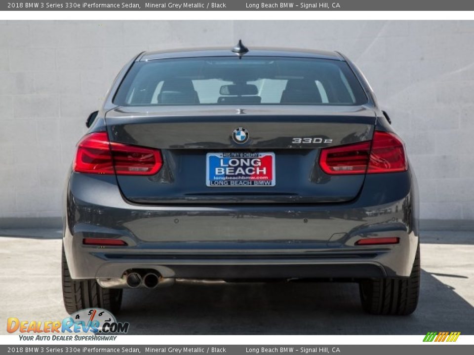 2018 BMW 3 Series 330e iPerformance Sedan Mineral Grey Metallic / Black Photo #4