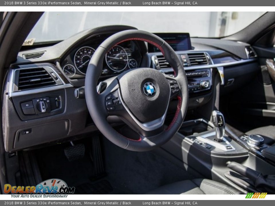 2018 BMW 3 Series 330e iPerformance Sedan Mineral Grey Metallic / Black Photo #5