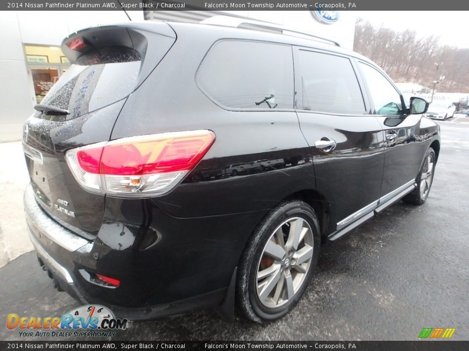 2014 Nissan Pathfinder Platinum AWD Super Black / Charcoal Photo #2
