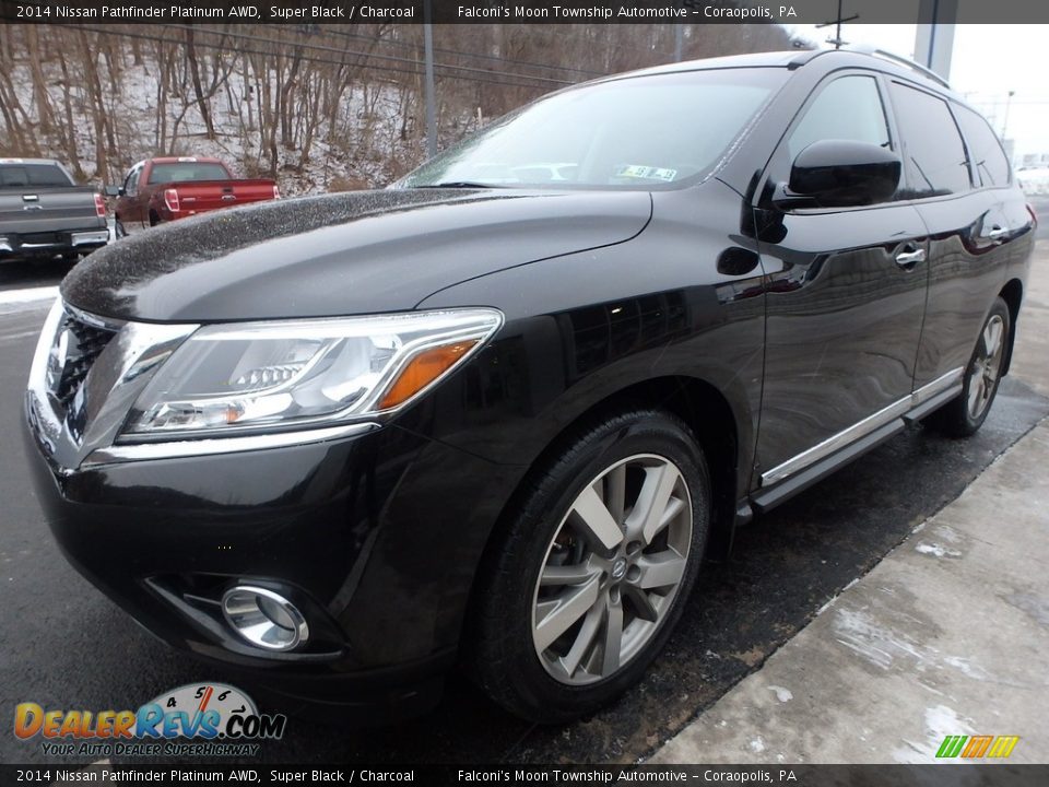 2014 Nissan Pathfinder Platinum AWD Super Black / Charcoal Photo #6