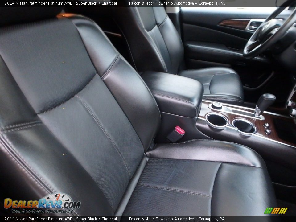 2014 Nissan Pathfinder Platinum AWD Super Black / Charcoal Photo #10