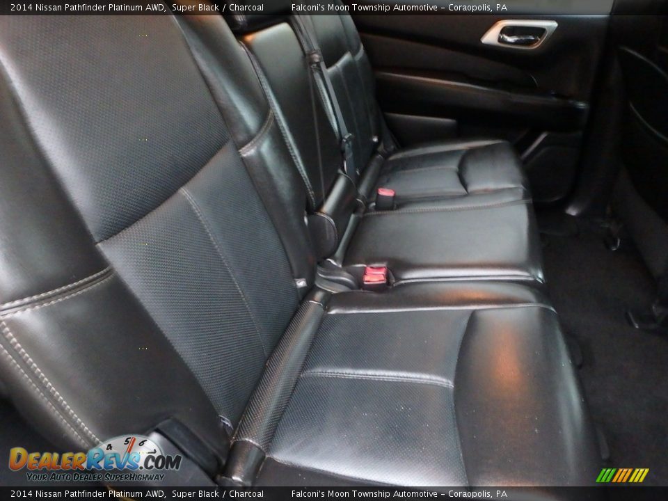 2014 Nissan Pathfinder Platinum AWD Super Black / Charcoal Photo #14