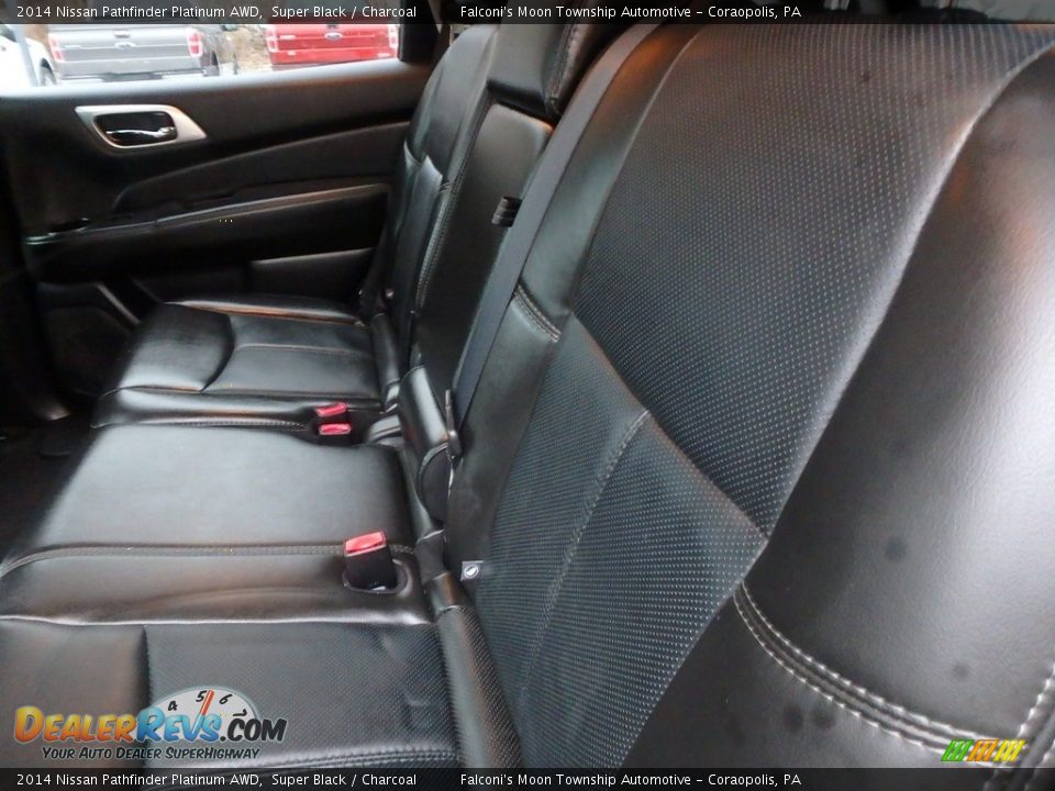 2014 Nissan Pathfinder Platinum AWD Super Black / Charcoal Photo #16