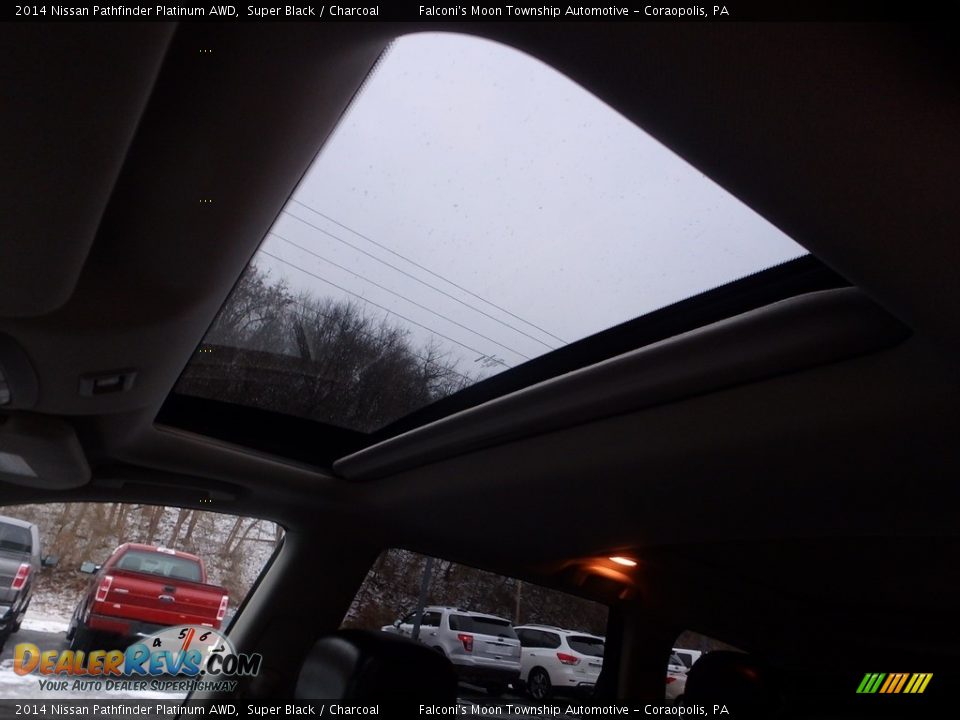 2014 Nissan Pathfinder Platinum AWD Super Black / Charcoal Photo #20