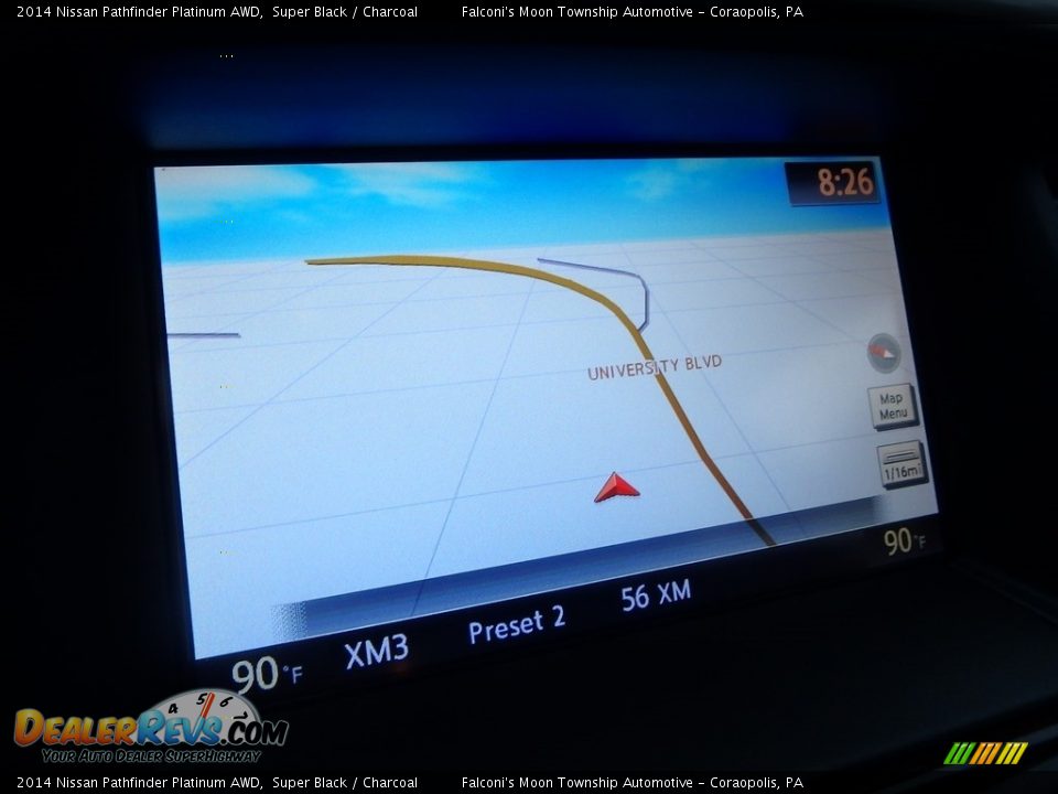 2014 Nissan Pathfinder Platinum AWD Super Black / Charcoal Photo #21