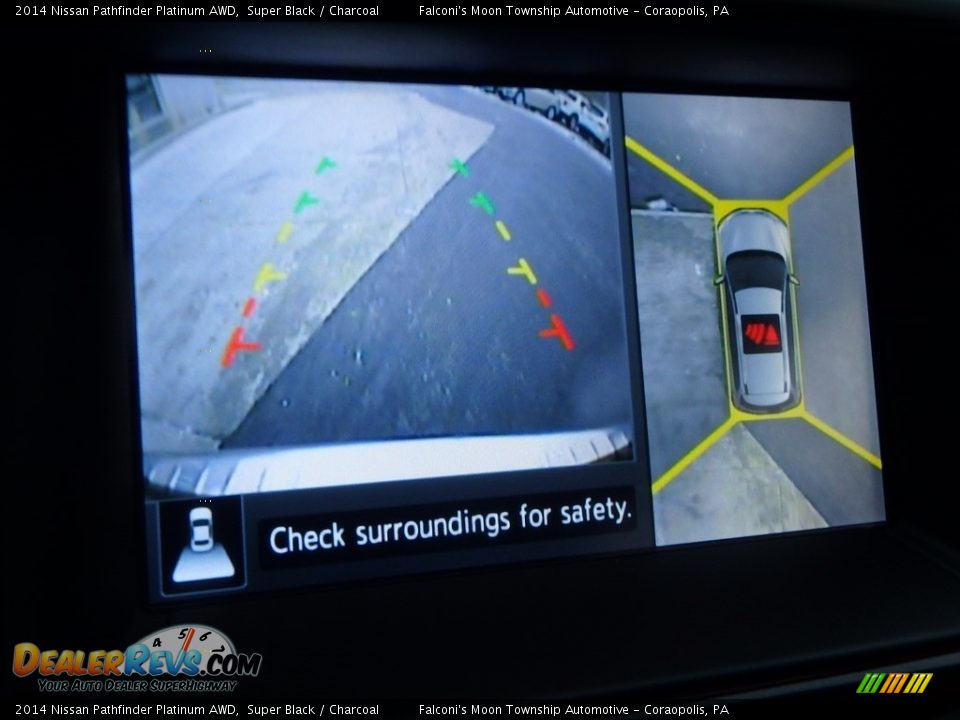 2014 Nissan Pathfinder Platinum AWD Super Black / Charcoal Photo #25