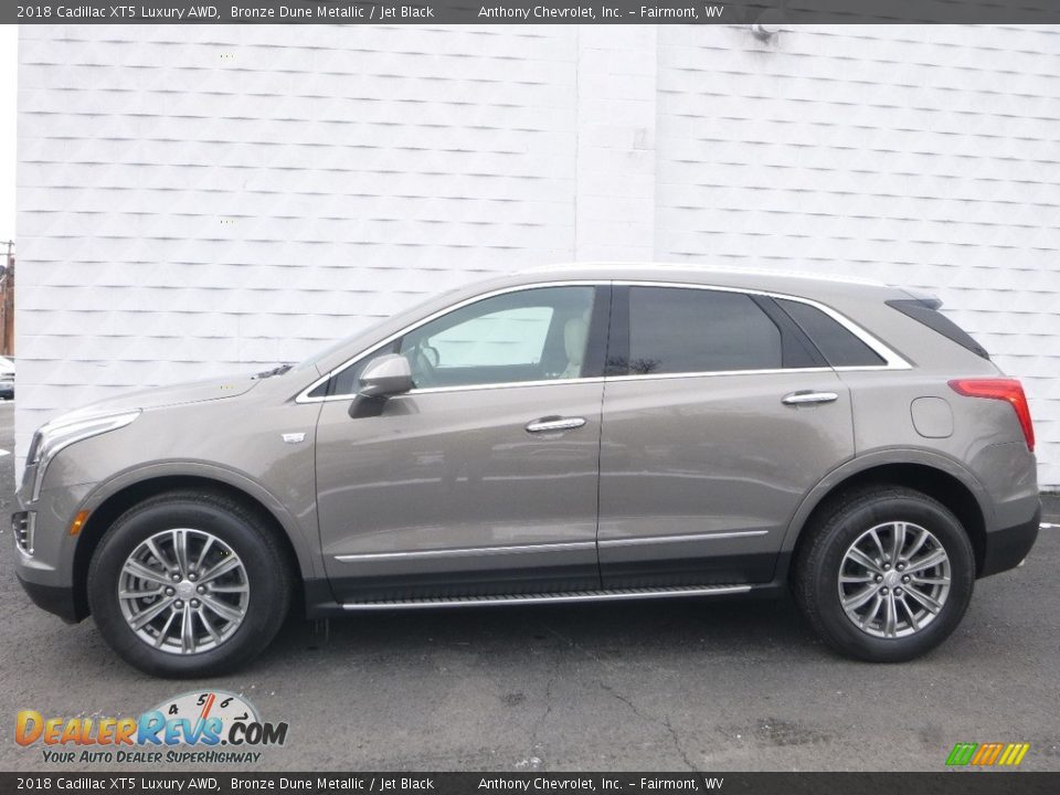 2018 Cadillac XT5 Luxury AWD Bronze Dune Metallic / Jet Black Photo #5