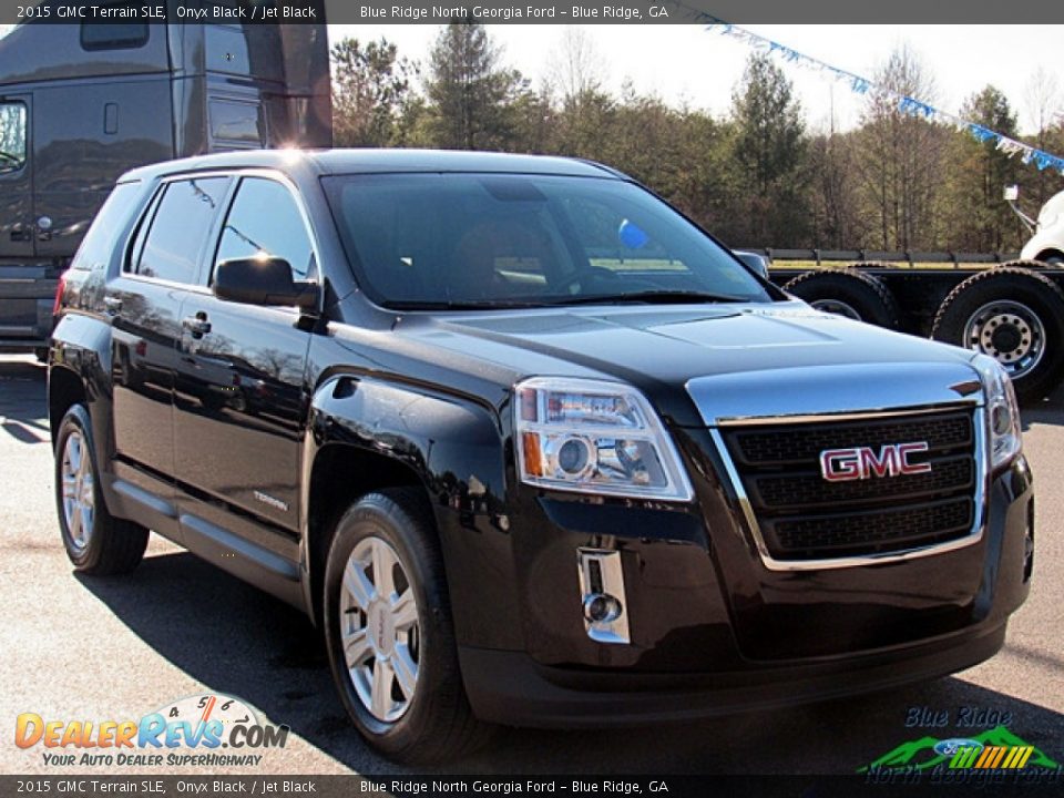 2015 GMC Terrain SLE Onyx Black / Jet Black Photo #7