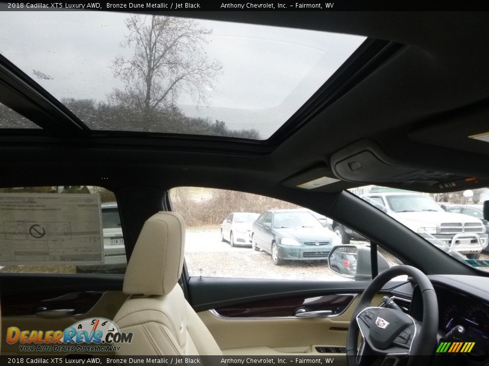 2018 Cadillac XT5 Luxury AWD Bronze Dune Metallic / Jet Black Photo #12