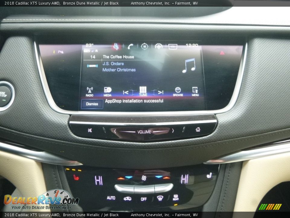 2018 Cadillac XT5 Luxury AWD Bronze Dune Metallic / Jet Black Photo #17