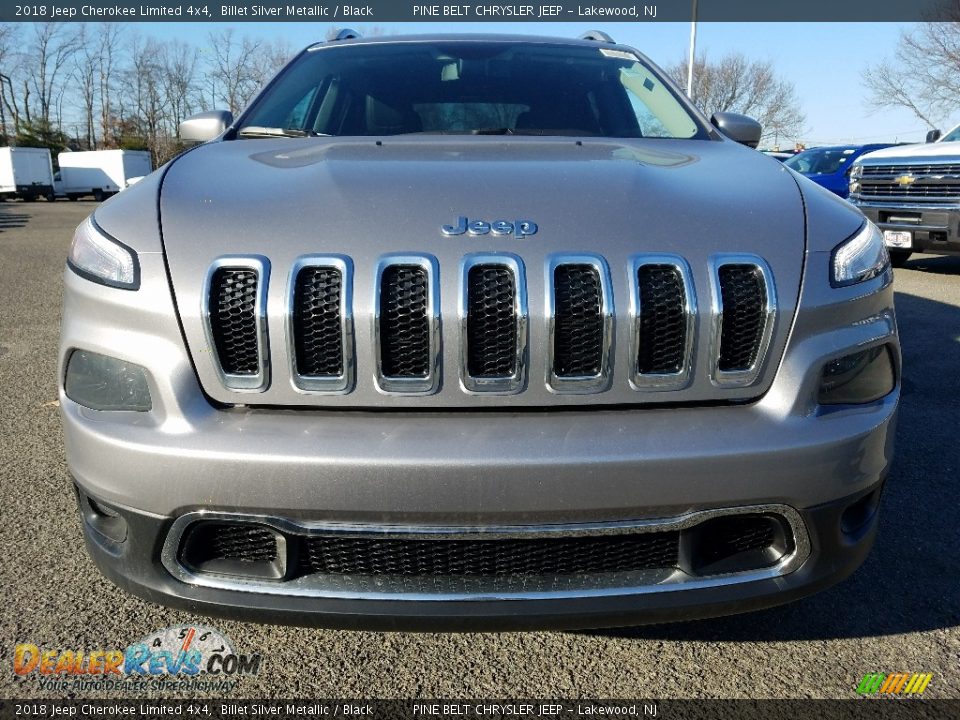 2018 Jeep Cherokee Limited 4x4 Billet Silver Metallic / Black Photo #2