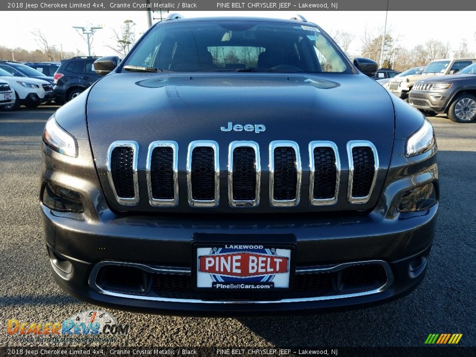 2018 Jeep Cherokee Limited 4x4 Granite Crystal Metallic / Black Photo #2