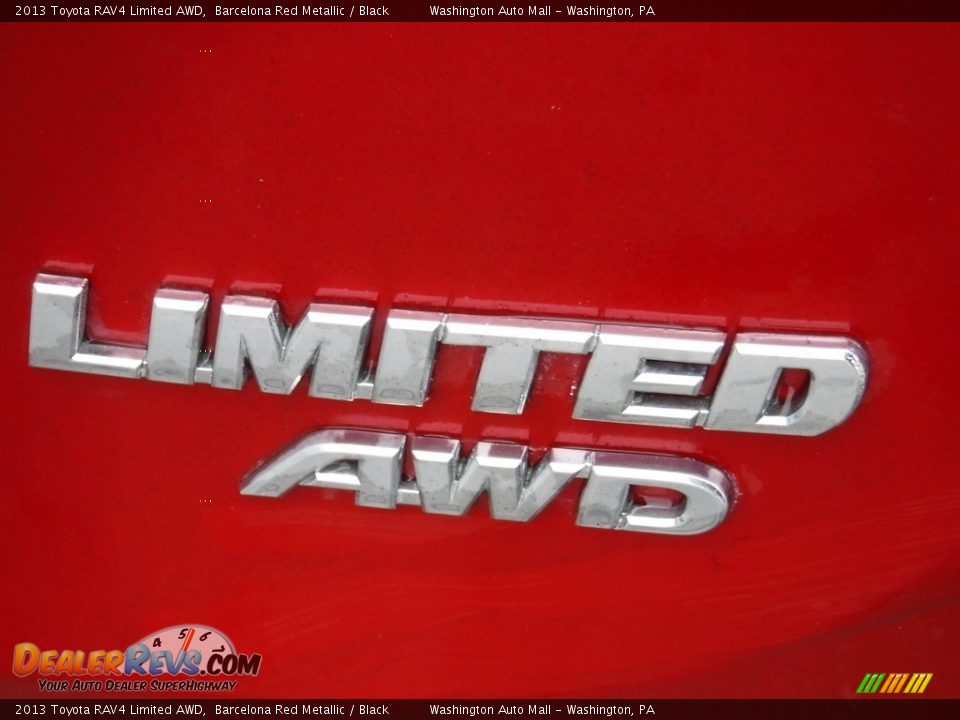 2013 Toyota RAV4 Limited AWD Barcelona Red Metallic / Black Photo #10
