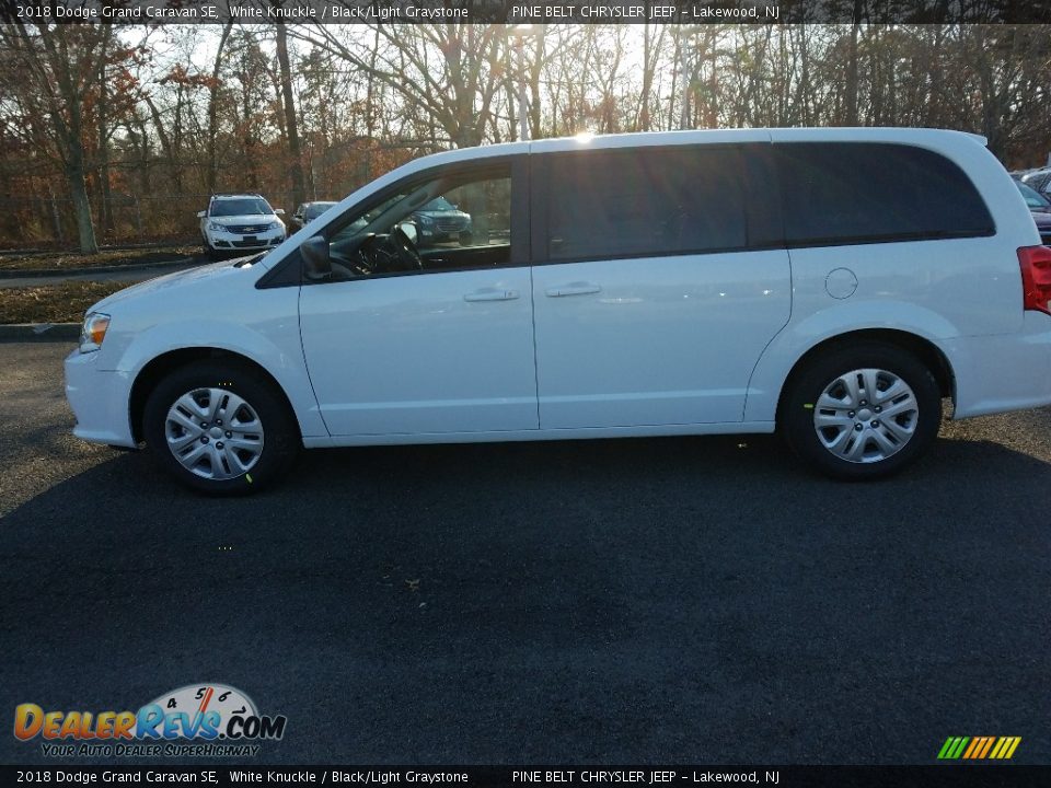 2018 Dodge Grand Caravan SE White Knuckle / Black/Light Graystone Photo #3