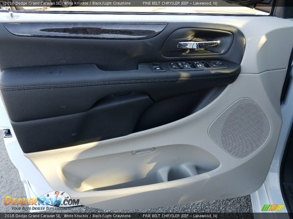 2018 Dodge Grand Caravan SE White Knuckle / Black/Light Graystone Photo #6