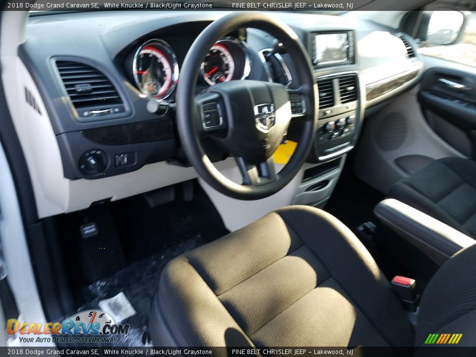 2018 Dodge Grand Caravan SE White Knuckle / Black/Light Graystone Photo #7