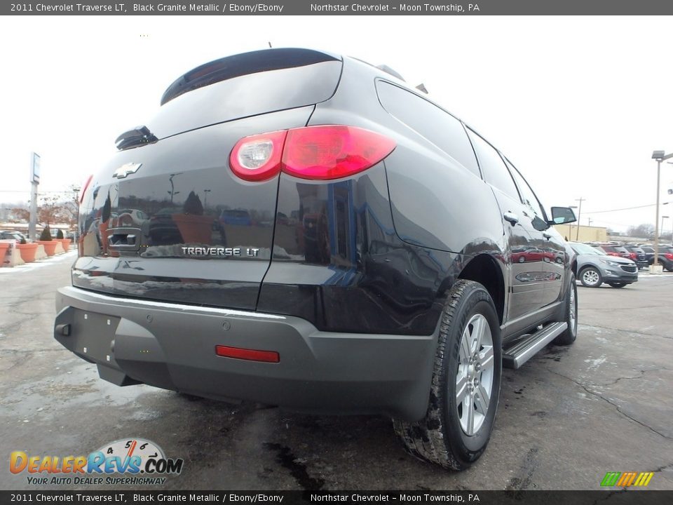 2011 Chevrolet Traverse LT Black Granite Metallic / Ebony/Ebony Photo #8