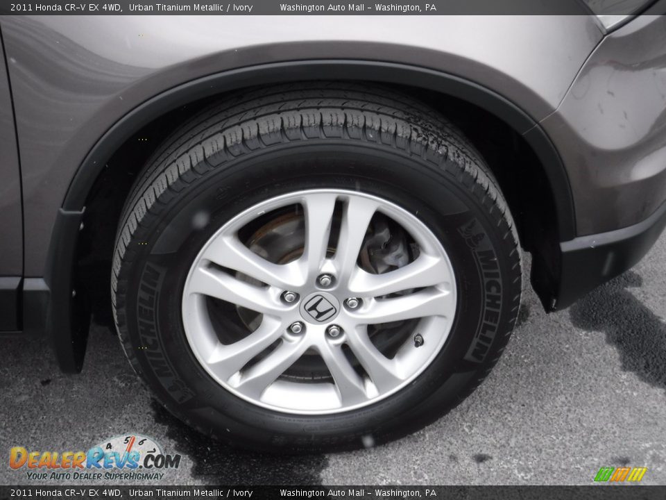 2011 Honda CR-V EX 4WD Urban Titanium Metallic / Ivory Photo #3
