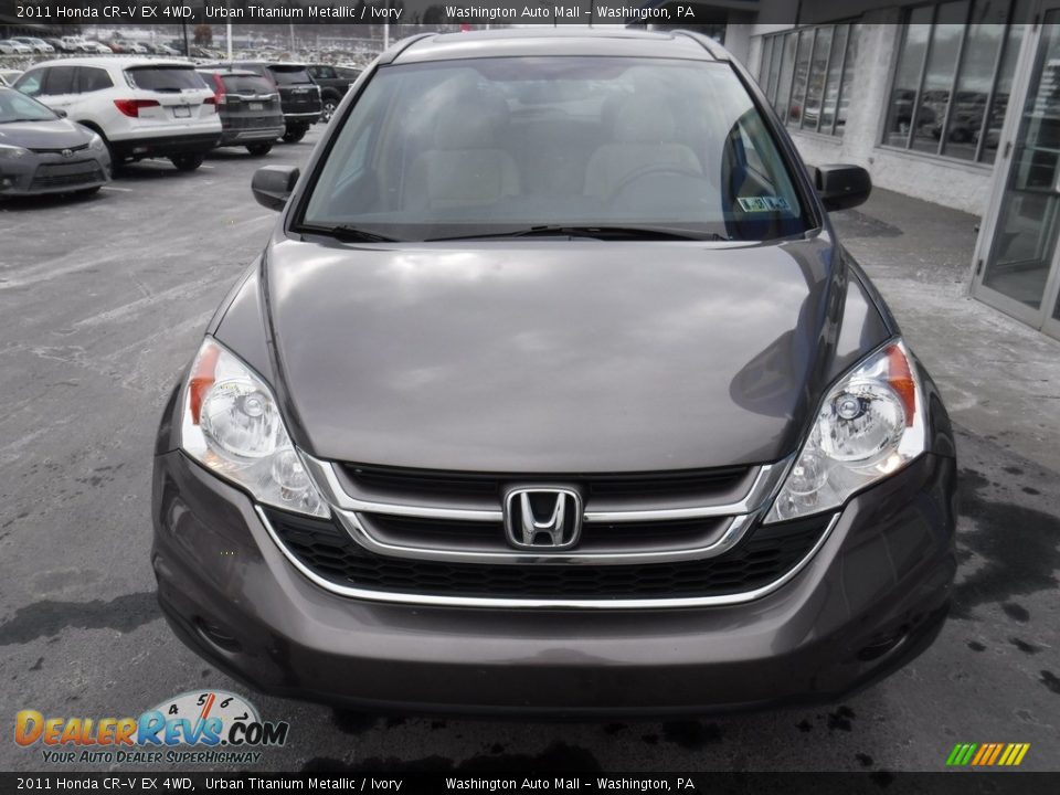 2011 Honda CR-V EX 4WD Urban Titanium Metallic / Ivory Photo #5
