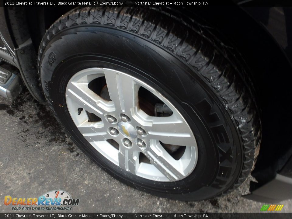 2011 Chevrolet Traverse LT Black Granite Metallic / Ebony/Ebony Photo #13