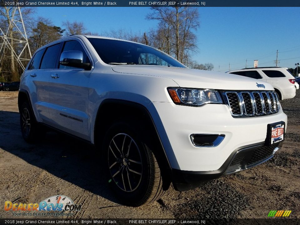 2018 Jeep Grand Cherokee Limited 4x4 Bright White / Black Photo #1