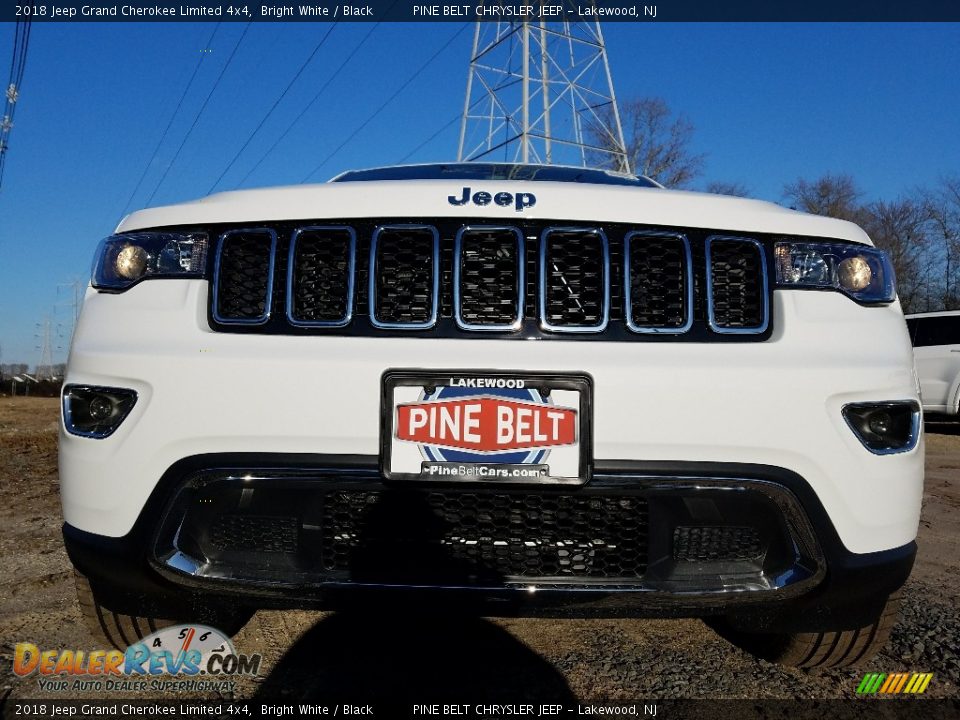 2018 Jeep Grand Cherokee Limited 4x4 Bright White / Black Photo #2
