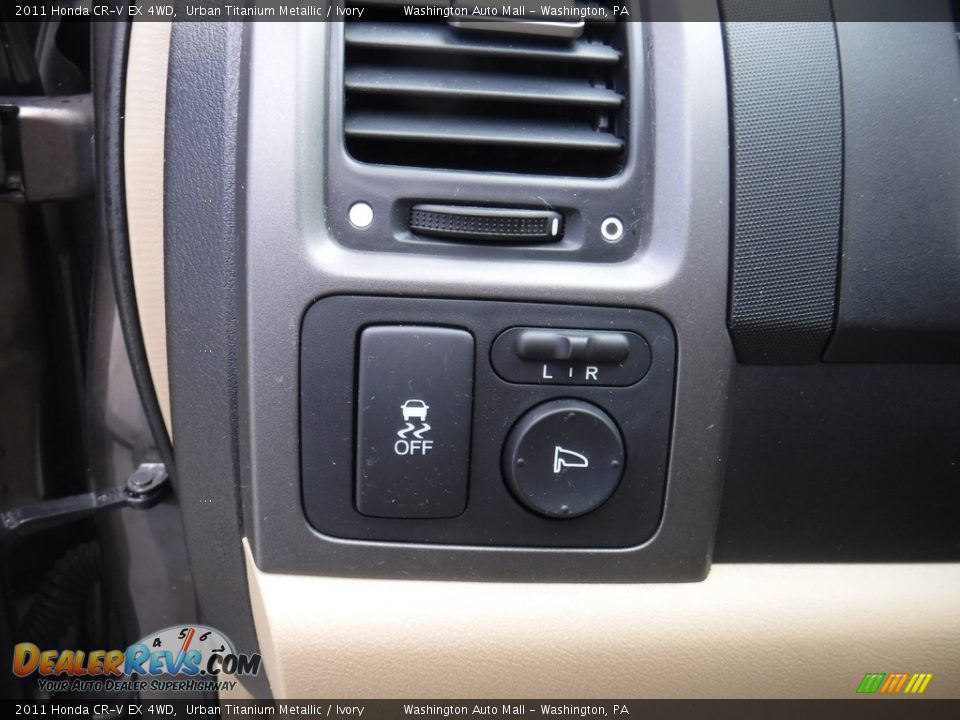 2011 Honda CR-V EX 4WD Urban Titanium Metallic / Ivory Photo #15