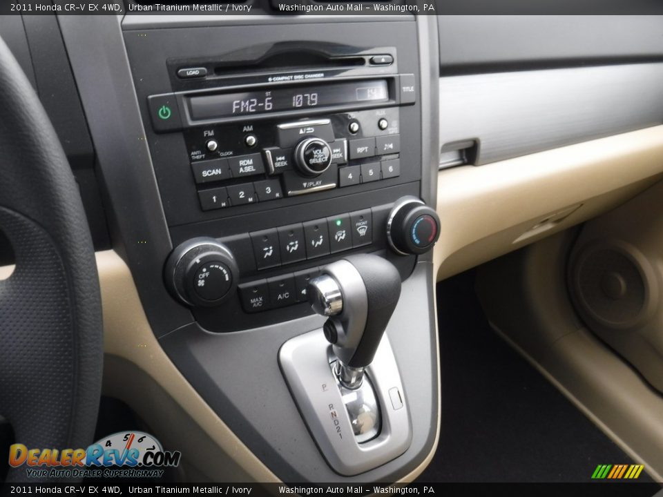 2011 Honda CR-V EX 4WD Urban Titanium Metallic / Ivory Photo #17