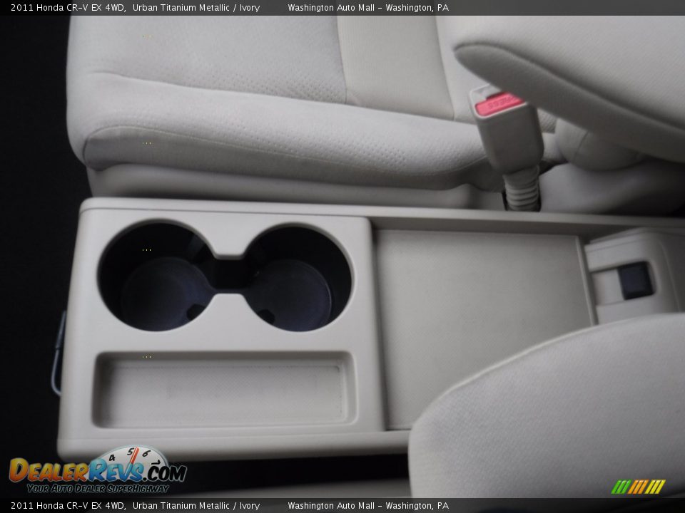 2011 Honda CR-V EX 4WD Urban Titanium Metallic / Ivory Photo #18